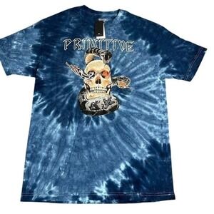 Primitive Tie Dye Graphic Tees Lot of 2 Mens Medium- Skate Streetwear Y2K